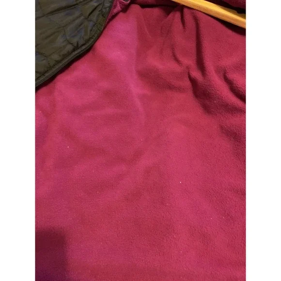 Jockey Convertible Fleece Lined Quilted Jacket Black Size M Soft and Cozy - Picture 5 of 14